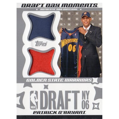 2006-07 Topps Big Game Draft Day Moments Ball and Jersey #POB Patrick O'Bryant