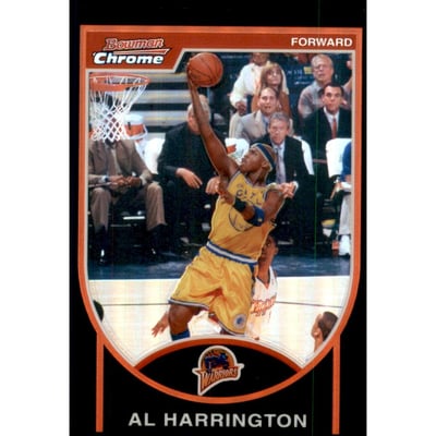 2007-08 Bowman Chrome Refractors Black #65 Al Harrington