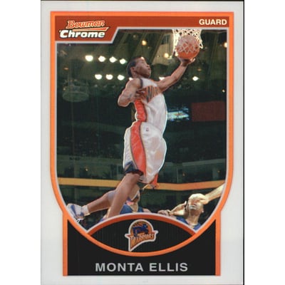 2007-08 Bowman Chrome Refractors #52 Monta Ellis