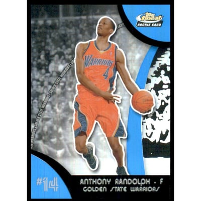 2007-08 Finest Refractors Blue #114 Anthony Randolph