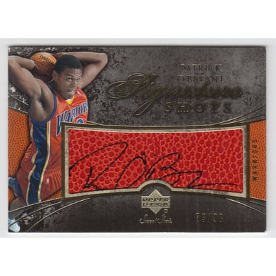 2007-08 Sweet Shot Signature Shots Black Ink #PO Patrick O'Bryant/98