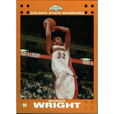2007-08 Topps Chrome Refractors Orange #158 Brandan Wright