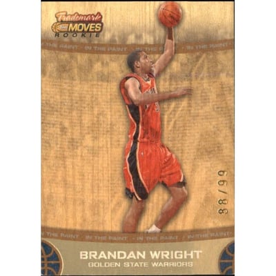 2007-08 Topps Trademark Moves Orange #100 Brandan Wright