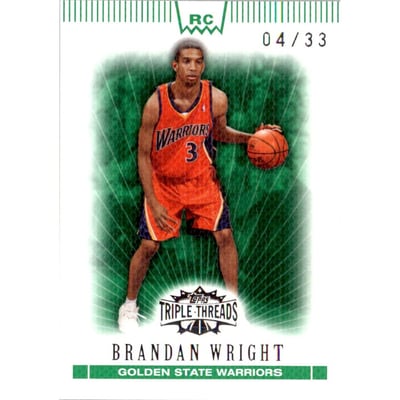 2007-08 Topps Triple Threads Emerald #139 Brandan Wright