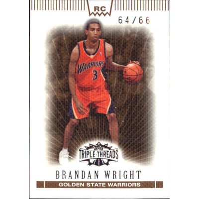 2007-08 Topps Triple Threads Sepia #139 Brandan Wright