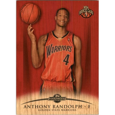 2008-09 Topps Hardwood Redwood #114 Anthony Randolph Finger