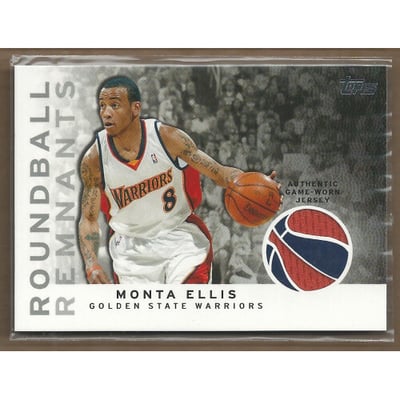2009-10 Topps Roundball Remnants #RRME Monta Ellis B