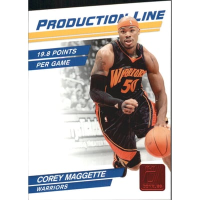 2010-11 Donruss Production Line Die Cuts Ruby #20 Corey Maggette