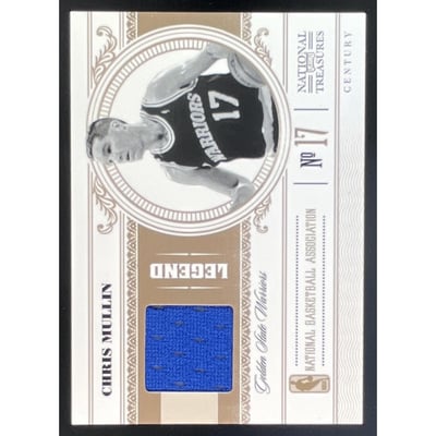 2010 Playoff National Treasures Century Materials #132 Chris Mullin MEM /49