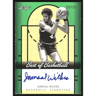 2012-13 Leaf Best of Basketball Green #JW1 Jamaal Wilkes