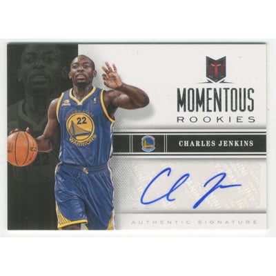 2012-13 Momentum Momentous Rookies Autographs #42 Charles Jenkins