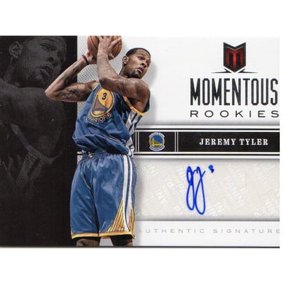 2012-13 Momentum Momentous Rookies Autographs #60 Jeremy Tyler