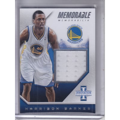 2013-14 Innovation Memorable Memorabilia #38 Harrison Barnes/199