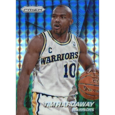 2014-15 Panini Prizm Prizms Blue and Green Mosaic #161 Tim Hardaway