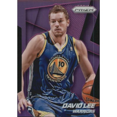 2014-15 Panini Prizm Prizms Purple Die Cut #31 David Lee