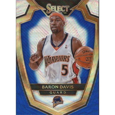 2014-15 Select Prizms Blue and Silver #167 Baron Davis PRE
