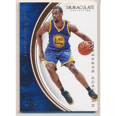 2015-16 Immaculate Collection Bronze #94 Harrison Barnes