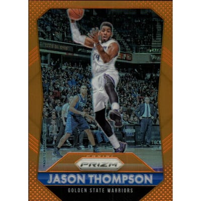 2015-16 Panini Prizm Prizms Orange #19 Jason Thompson