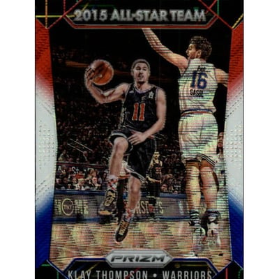 2015-16 Panini Prizm Prizms Red White Blue #373 Klay Thompson AS