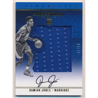 2016-17 Panini Preferred #32 Damian Jones SL JSY AU/99 RC