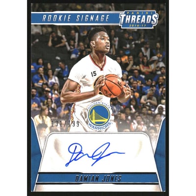 2016-17 Panini Threads Rookie Signage #28 Damian Jones/199