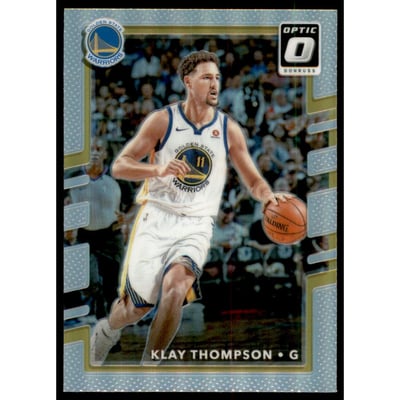 2017-18 Donruss Optic Holo #49 Klay Thompson