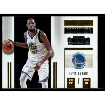 2017-18 Panini Contenders Hall of Fame Contenders #18 Kevin Durant