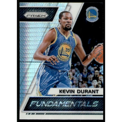2017-18 Panini Prizm Fundamentals Prizms Hyper #25 Kevin Durant