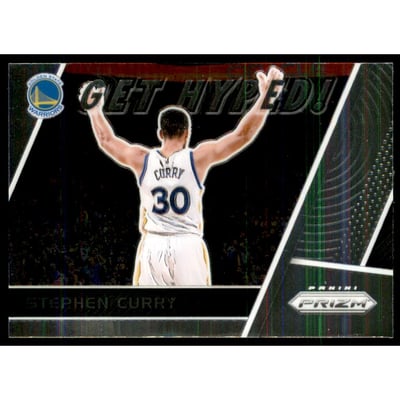 2017-18 Panini Prizm Get Hyped! #6 Stephen Curry