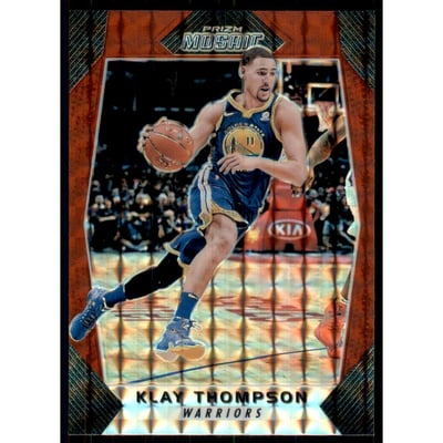 2017-18 Panini Prizm Mosaic Red #14 Klay Thompson