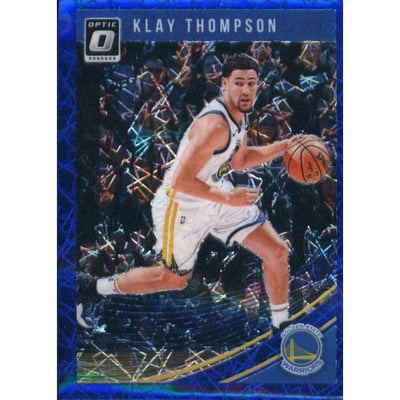 2018-19 Donruss Optic Blue Velocity #12 Klay Thompson
