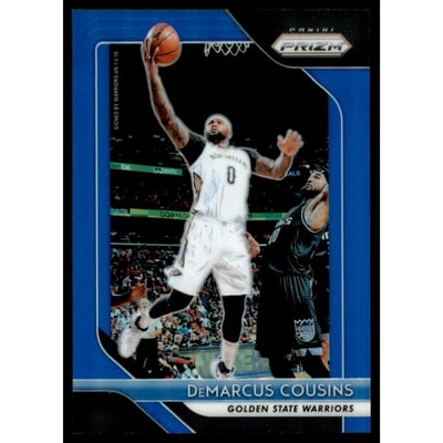 2018-19 Panini Prizm Prizms Blue #282 DeMarcus Cousins