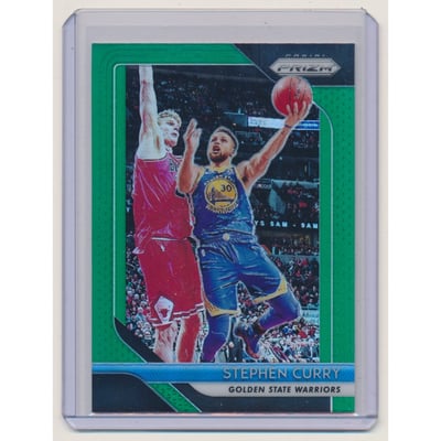 2018-19 Panini Prizm Prizms Green #222 Stephen Curry