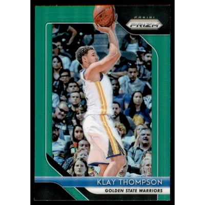 2018-19 Panini Prizm Prizms Green #242 Klay Thompson