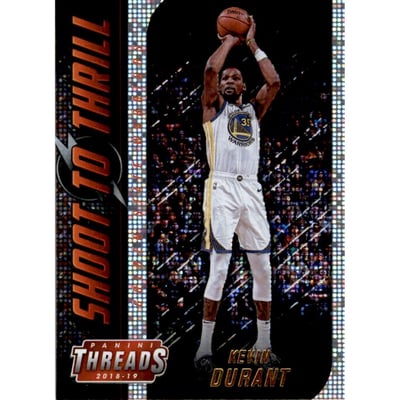 2018-19 Panini Threads Shoot to Thrill Dazzle #13 Kevin Durant