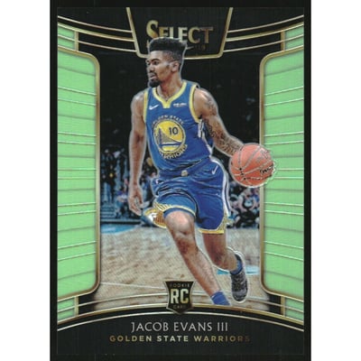 2018-19 Select Prizms Neon Green #79 Jacob Evans III
