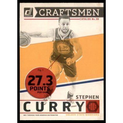 2019-20 Donruss Craftsmen #10 Stephen Curry
