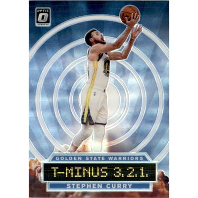 2019-20 Donruss Optic T-Minus 3, 2, 1 Holo #6 Stephen Curry