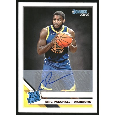 2019-20 Donruss Rated Rookies Signatures #238 Eric Paschall