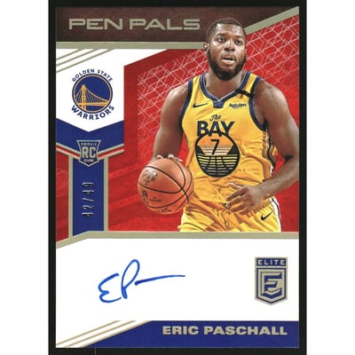 2019-20 Elite Pen Pals Red #12 Eric Paschall
