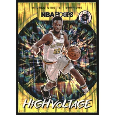 2019-20 Hoops Premium Stock High Voltage Flash #4 Andrew Wiggins
