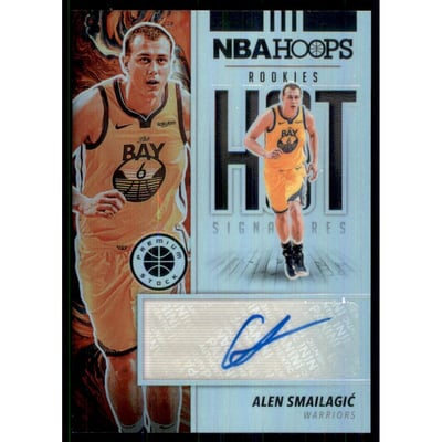 2019-20 Hoops Premium Stock Hot Signatures Rookies #12 Alen Smailagic