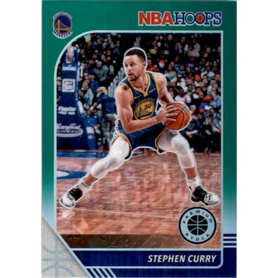 2019-20 Hoops Premium Stock Prizms Green #59 Stephen Curry