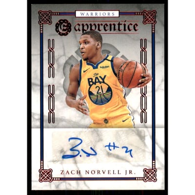2019-20 Panini Chronicles Apprentice Signatures Red #32 Zach Norvell Jr.