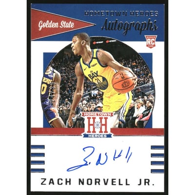 2019-20 Panini Chronicles Hometown Heroes Rookie Autographs #15 Zach Norvell Jr./99