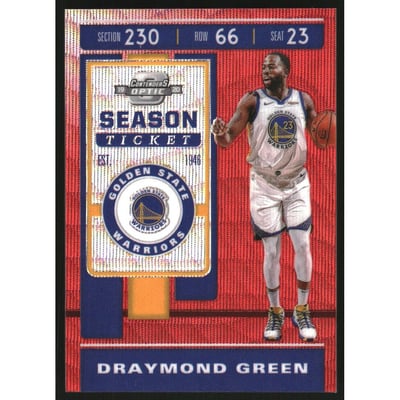 2019-20 Panini Contenders Optic Red Wave #39 Draymond Green