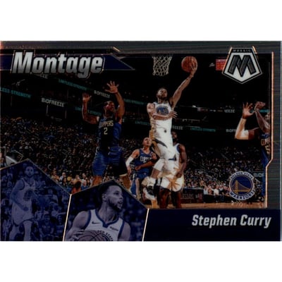 2019-20 Panini Mosaic Montage #14 Stephen Curry