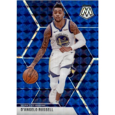 2019-20 Panini Mosaic Mosaic Blue #90 D'Angelo Russell