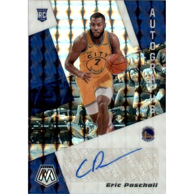 2019-20 Panini Mosaic Rookie Autographs Mosaic #26 Eric Paschall