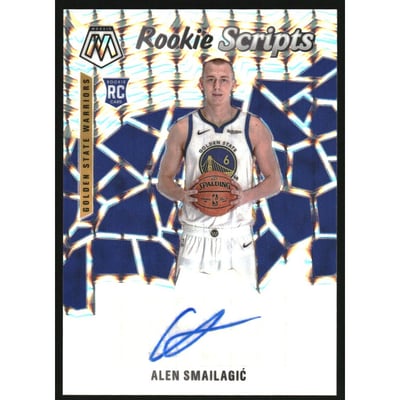 2019-20 Panini Mosaic Rookie Scripts #34 Alen Smailagic
